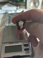Vintage Handmade Sterling Bikers Ring