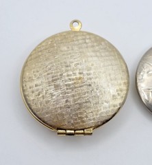 Vintage Locket Lot 4pc Van Dell 14K GF Gold Filled Heart Costume Enamel Pendants