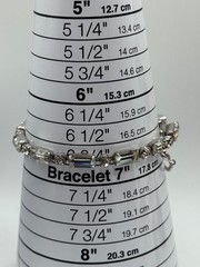 Vintage Weiss Rhinestone Bracelet Silver Tone