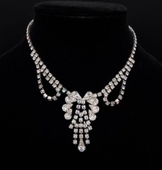 Vintage 1950’s-1960’s Rhinestone Choker Necklace