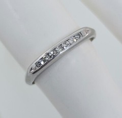 Antique Art deco 1920’s Platinum Diamond Channel Set Wedding Band