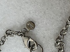 Silver dragon fly Signed MMA CM 19” Necklace