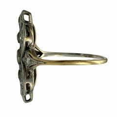 2.5Ct Art Deco Style Round Cut Lab-Grown Diamond Engagement Ring 14K Gold FN