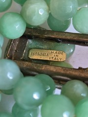ESTROSIA Milano Italy Semi-precious Gemstone Multi-strand Bracelet