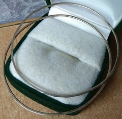 Elegant Vintage silver Bracelet made to order 4. 8 g jewelry set two