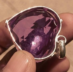 Flawless 110 Ct Natural Pink Imperial Topaz Certified Heart Shape Pendant