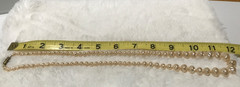 Vtg. 3 Faux High End Pearl Necklaces 1 Marked G Silver On Clasp (See All Photos)