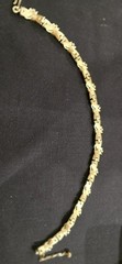 Trifari Rhinestone Necklace Goldtone