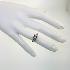 Vintage 1950’s Platinum Diamond Engagement Ring Fishtail Setting
