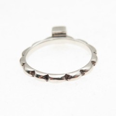 925 Sterling Silver Vintage Real Smoky Quartz Ring Size 5