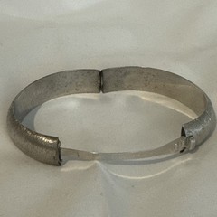 Vintage Marathon Sterling Silver Bangle Bracelet Signed