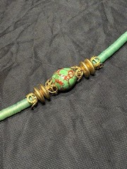 Vintage Miriam Haskell Art Glass Bead Beaded Necklace