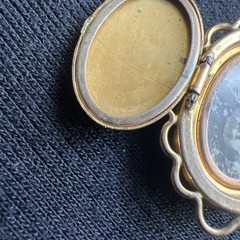 Vintage PR ST Co Locket Pendant 12k GF Two Toned Keepsake Providence Stock Co