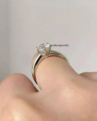 2.00Ct Round Cut Solitaire Lab Created Diamond 14K White Gold FN Engagement Ring