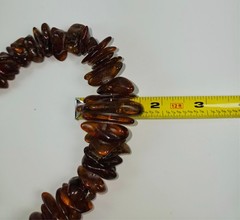 Baltic Amber Freeform Bead Necklace