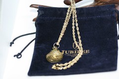 Victorian 1890’s Seal Pendant Initial HY Solid 10K Gold 2.5 MM Rope Necklace 18″