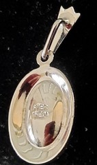 Vintage Theda 925 Sterling Silver Faux Pearl Pendant And Matching Size 6 Ring 💍