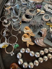 Huge 1,580 Grams VTG Sterling Silver 925 Jewelry Lot Bulk Wear Scrap Repair Sell