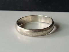 925 Sterling Silver Band Ring Vintage, SIZE US 11.25, READ Description
