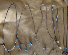 Lot Vtg Estate 13 Costume Jewelry Probable Liquid Silver Necklaces 2 Pr Earrings