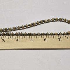 Vintage Napier Designer Silver And Gold Tone Necklace 16″