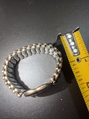 1940’s Co-Star Sterling Base Expandable Sweetheart Bracelet