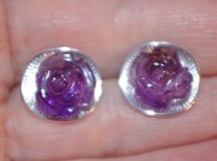 VINTAGE GORGEOUS DIAMOND CUT WHITE GF JACKETS FOR EARRINGS USE W ANY STUDS