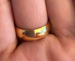 Vintage Cluster Ring Multi-Color Gold Tone