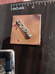 Vintage Modern Art Pin