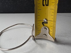 Vintage Artisan Sterling Silver Bangle Bracelet One of a Kind (OOAK), Organic