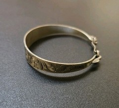 Vintage Chinese Miao Mid-Century Hook Bracelet