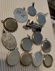 Photo Charm or Pendant Lot