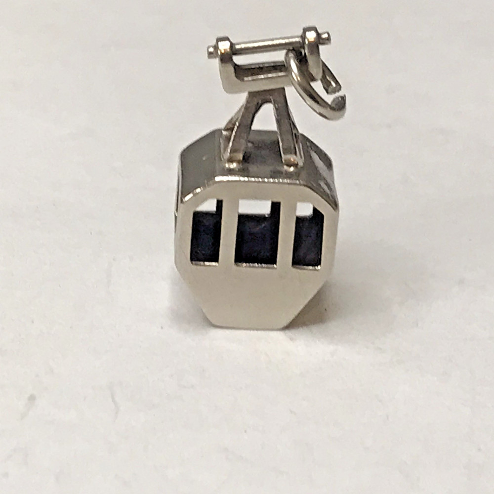 Sterling silver Gondola Ski Lift charm (Y62)
