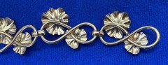Vintage 1956 1/20 12k Gold Filled and Small Pearls Bracelet-7 1/2″ Long