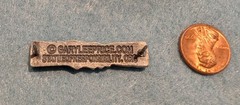 Gary Lee Price Statue of Responsibility Metal Pin Engraved Back