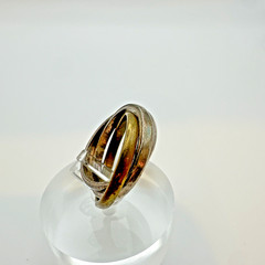 VTG Sterling Silver .925 Made in Mexico Ring 5.9 Grams, Size 6.25 TRINITY BAND