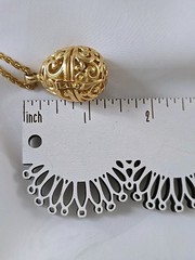 Joan Rivers Filigree Egg Cage Pendant Without Interchangeable Eggs