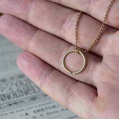 ANTIQUE GEORGIAN ENGLISH 15K GOLD SNAKE SNAKESCALE SPLIT RING PENDANT CONNECTOR