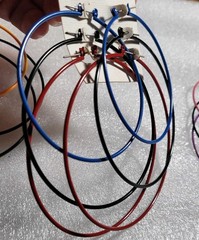 12 PAIRS HOOP EARRINGS PIERCED LARGE DROP BIG CLASSIC NEW