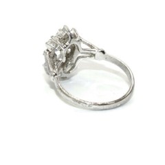 Vintage Ring 1980s Uncas Mfg Co. CZ Cocktail Ring Size 9.5 Retro Glamour Jewelry