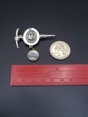 Vintage Garmisch Germany Ski Brooch Pin Lot Olympic Neuschwanstein 4pc