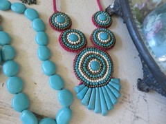 Ralph Lauren Vintage Style Southwestern Turquoise & Silver Jewelry Pieces