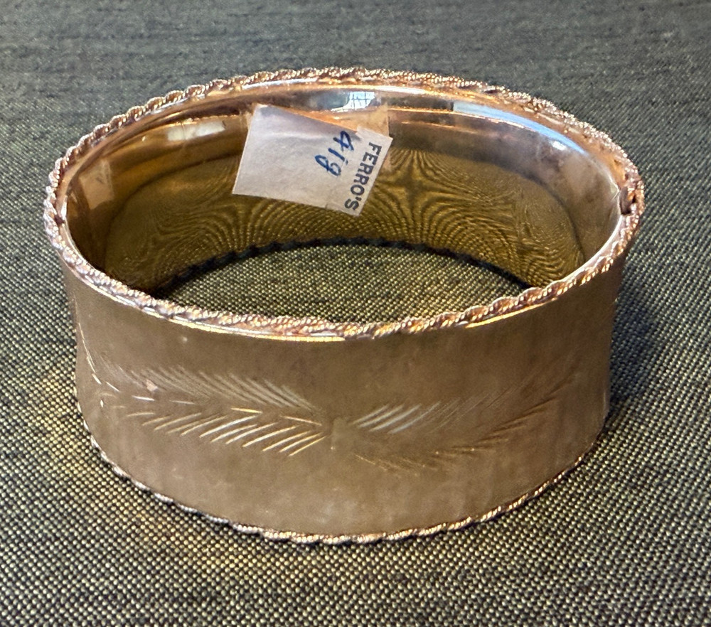 Vintage SOLID 14KT Gold Stamped 7″ Bracelet 40.7 Grams New Old Stock