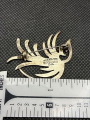 VINTAGE MODERNIST ARJ HECHO EN MEXICO D.F. 925/1000 STERLING SILVER BIRD PIN