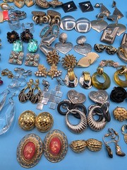 Vintage Clip-on And Screw Back Earrings **READ DESCRIPTION**