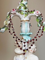 English Late Georgian Early Victorian Almandine Swags Garnet 9 KT Gold Necklace