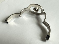 Vintage ALICIA TD-27 Signed TAXCO Mexico 950 Silver Modern Chunky Bracelet 73g