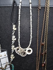 Estate Lot Vintage Contemporary Jewelry Necklaces Bracelet Earrings Rings 34 Pcs