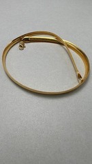 Gold Tone Snake Chain Choker Necklace Elegant Classic Vintage Style 16”