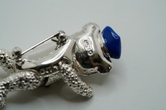 Vintage Articulating Napier Police Bear Brooch 4.5cm JB46